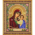 Набор для вышивания бисером ПАУТИНКА "Пресвятая Богородица Казанская"